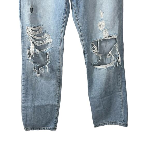 Garage Denim 90’s Boyfriend Jean Distressed Straight Leg Size 23 - Picture 6 of 12